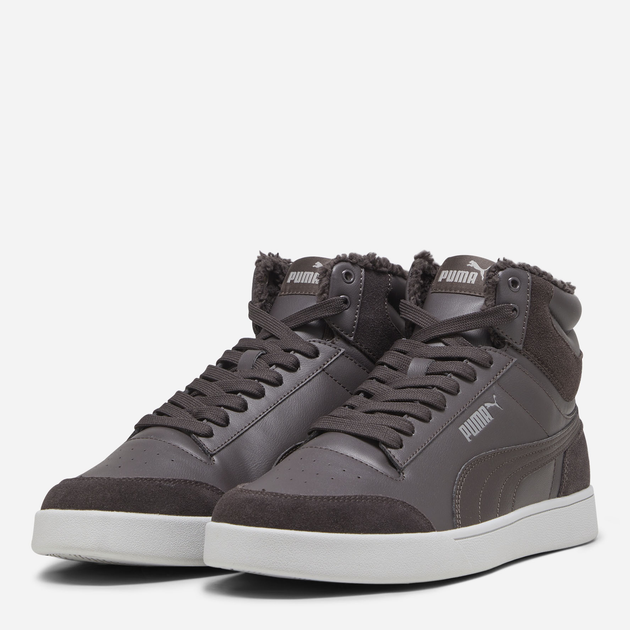 Zimowe trzewiki męskie ocieplane Puma Shuffle Mid Fur 38760903 45 (11UK) Czarne (4099683270189) - obraz 2