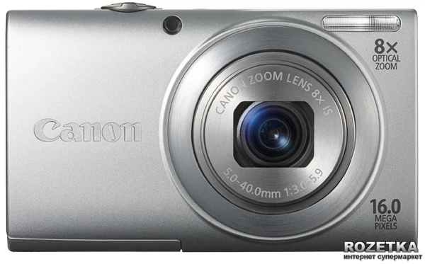 Фотоапарат Canon PowerShot A4000 IS Silver (6148B014) купити на