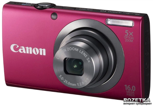 Фотоаппарат Canon PowerShot A2300 Red (6192B013) купить на ROZETKA