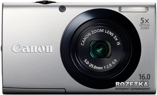 Фотоаппарат Canon PowerShot A3400 IS Silver (6182B013) купить на