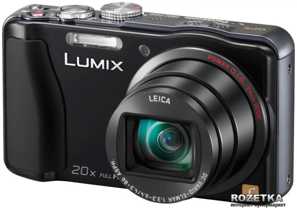 Panasonic　LUMIX DMC-TZ30 Фотоаппарат Panasonic Lumix DMC-TZ30EE-K Black купить на ROZETKA
