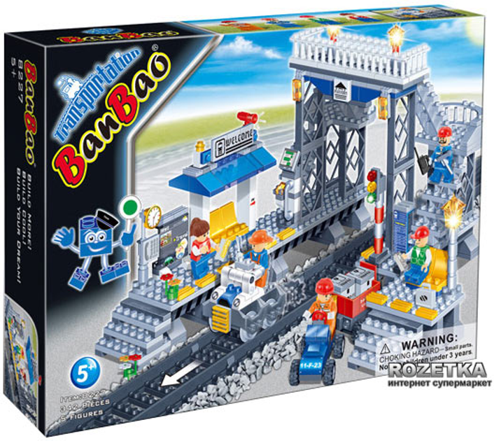 Конструктор Ban Bao Железнодорожный вокзал (8227) – фото, отзывы ...