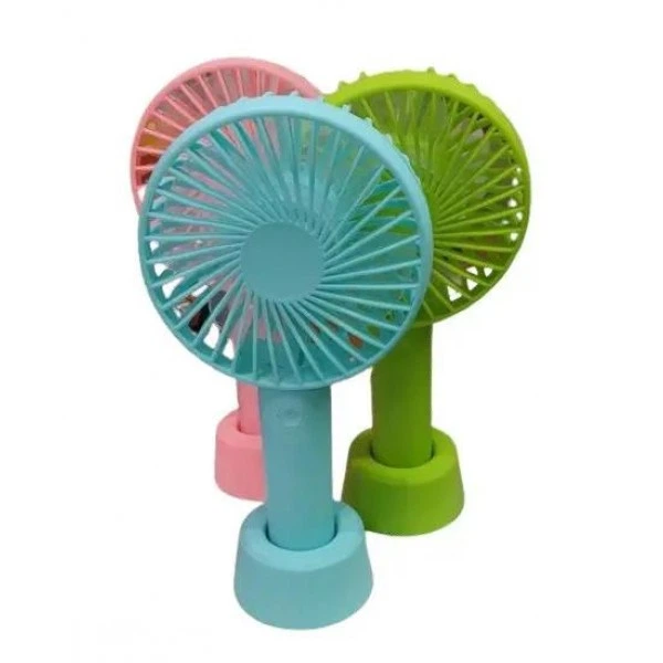 Ручной портативный вентилятор Portable Mini Fan Profit X9 USB на аккумуляторе с ручкой мини-вентилятор Blue - изображение 3