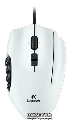 Миша Logitech G600 MMO Gaming Mouse White (910-003629) – фото