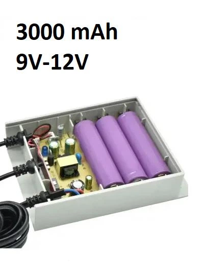 Источник бесперебойного питания WI-Fi роутера камеры 9V 12V Happy Home QX-2II2A-1 3000 mAh UPS Power Supply - изображение 2