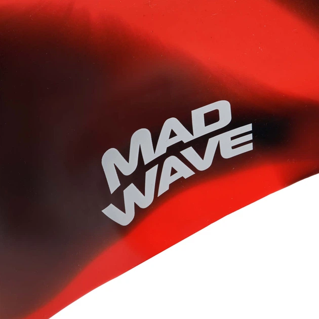 Шапочка для плавания силиконовая для взрослых Mad Swim Multi 053001 Black-Red - Фото 4 Шапочка для плавания силиконовая для взрослых Mad Swim Multi 053001 Black-Red - изображение 4