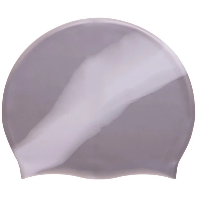 Шапочка для плавания силиконовая увеличенного объема Mad Swim Multi 053111 Light Silver-Grey - изображение 2