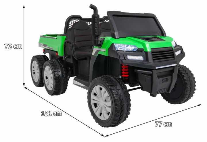 Електромобіль для дітей Ramiz Farmer Truck Зелений (5903864904123) - зображення 4