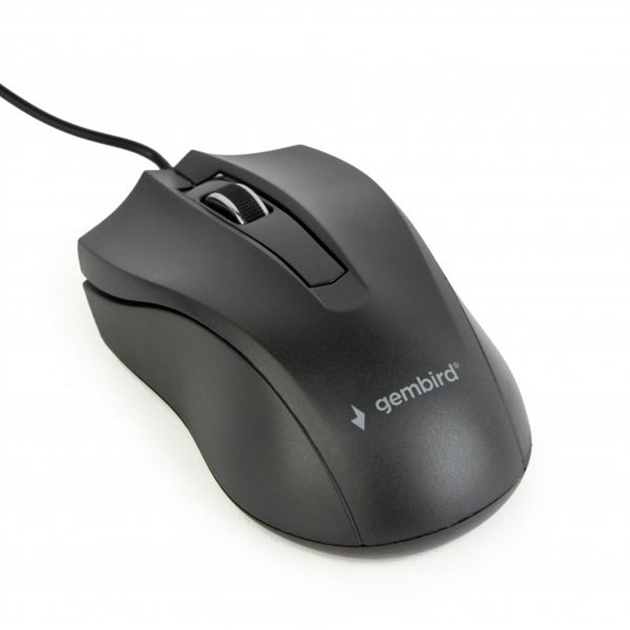 Комьютерная мышка Gembird MUS-3B-01, USB black - изображение 1
