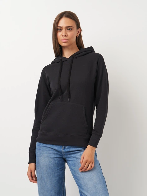 Худи женское Fruit of the loom Lady-Fit Hooded Sweat 062038036 S Черное - Фото 1 Худи женское Fruit of the loom Lady-Fit Hooded Sweat 062038036 S Черное - изображение 1