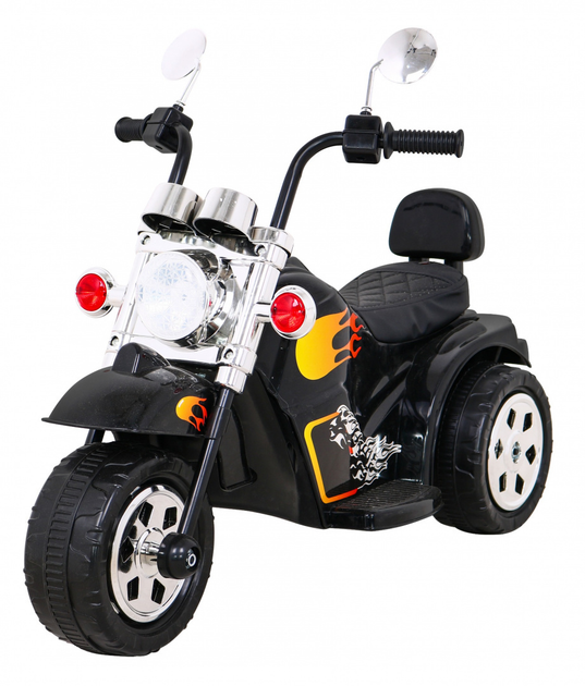 Motocykl elektryczny Ramiz Hot Chopper Czarny (5903864913613) - obraz 1