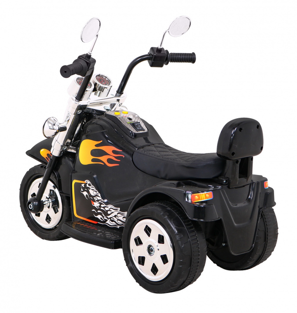 Motocykl elektryczny dla dzieci Ramiz Hot Chopper Czarny (5903864913613) - obraz 4