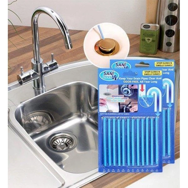 Дренажные палочки от засоров раковины и ванны SANI STICKS (DW-laska) - изображение 9