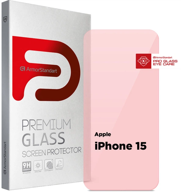 Защитное стекло для смартфона Apple iPhone 15 ArmorStandart Pro Eye Care (ARM77675) - Фото 1 Защитное стекло для смартфона Apple iPhone 15 ArmorStandart Pro Eye Care (ARM77675) - изображение 1