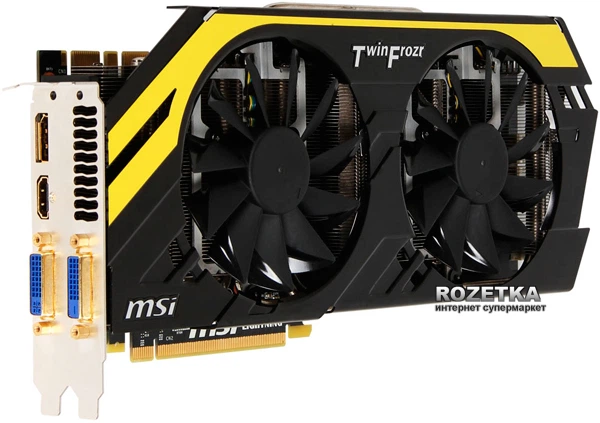 自作PC　i5 8400・16GB・SSD240GB・GTX680・Win11 Видеокарта MSI PCI-Ex GeForce GTX 680 Lightning 2048MB GDDR5