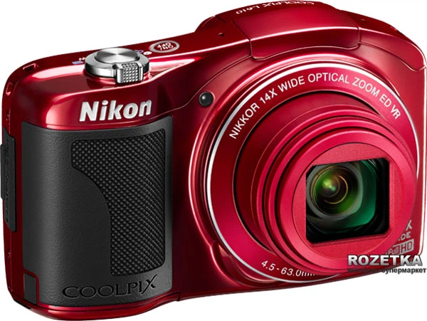 【動作確認済み】Nikon COOLPIX L610 Фотоаппарат Nikon Coolpix L610 Red (VNA222E1) купить на ROZETKA