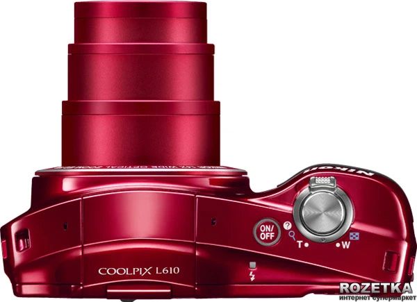 Nikon COOLPIX L610 レッド デジカメ Фотоаппарат Nikon Coolpix L610 Red (VNA222E1) купить на ROZETKA デジタルカメラ