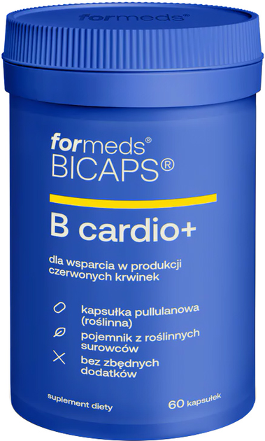 Suplement diety Formeds Bicaps B Cardio+ 60 kapsułek (5903148623306) - obraz 1