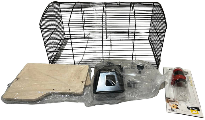 Клітка для гризунів ZOLUX Neo Panas M 51.5x29x40 см Чорна (DLZZOUKLA0019) (3336022056242) (955555902125986) - Уцінка - зображення 4