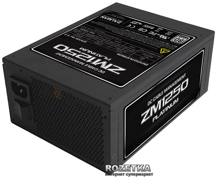 Блок питания Zalman ZM1250 Platinum 1250W – фото, отзывы ...