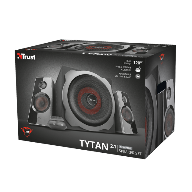 Акустична система Trust GXT 38 2.1 Subwoofer Speaker Set (TR19023) - Фото 12 Акустична система Trust GXT 38 2.1 Subwoofer Speaker Set (TR19023) - зображення 12