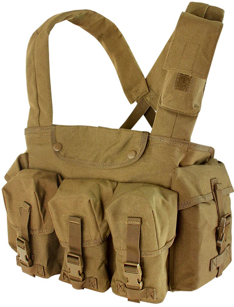 Розвантажувальний жилет Condor Seven Pocket Chest Rig колір coyote brown - зображення 1