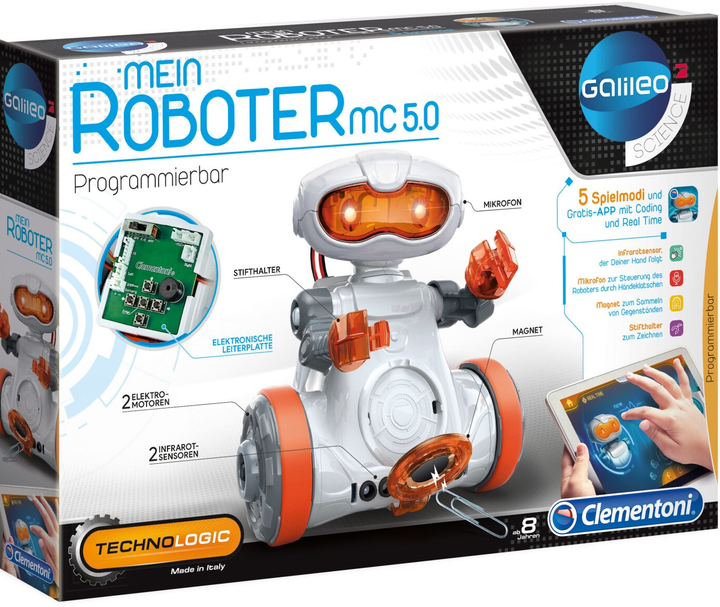 Robot Clementoni Galileo Science My Robot MC 5.0 (8005125591589) - obraz 1