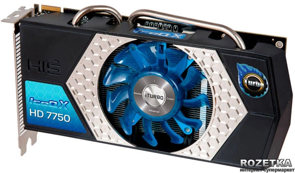 Видеокарта HIS PCI-Ex Radeon HD7750 IceQ X Turbo 1GB GDDR5 (128bit