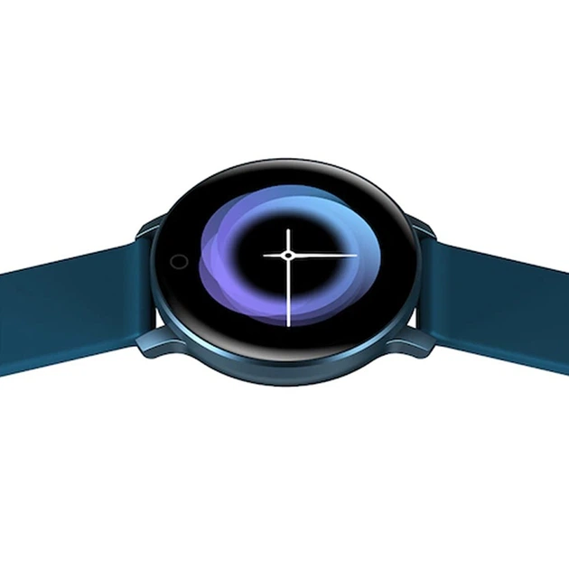 Смарт-годинник круглий Smart Watch X9-IP67 з фітнес функціями, тонометром, пульсометром Blue - зображення 4