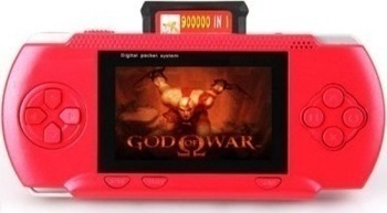 Портативная игровая ретро приставка с LCD экраном 2.7" UTM PXP3 16bit с подключением к ТВ + картридж с играми Красная - изображение 6