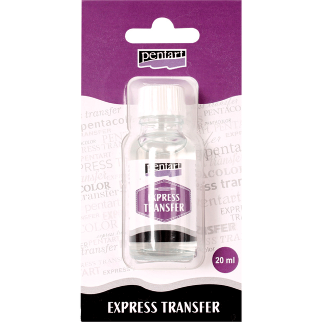 Клей для декупажу Pentart Express Transfer фототрансфер транскрил 20 мл (32666) - Фото 1 Клей для декупажу Pentart Express Transfer фототрансфер транскрил 20 мл (32666) - зображення 1