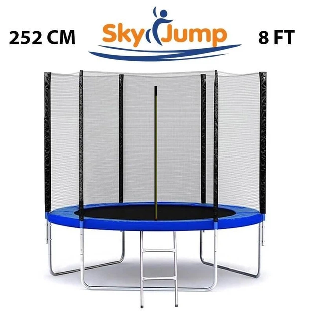Батут с сеткой и лестницей Sky Jump 252 см (8ft-SkyJump-1) - Фото 11 Батут с сеткой и лестницей Sky Jump 252 см (8ft-SkyJump-1) - изображение 11