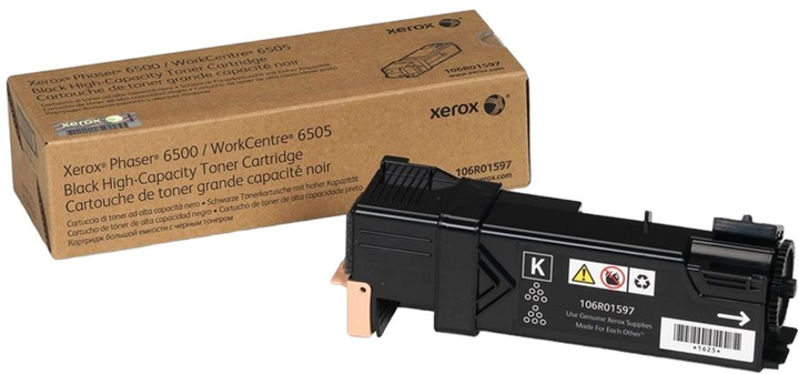 Toner Xerox Standart Capacity Print Cartridge Phaser 6500/WC6505 106R01597 Black - obraz 1