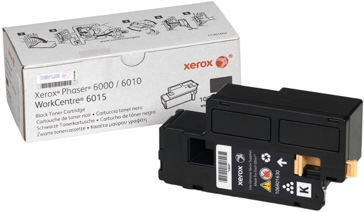 Toner Xerox Standart Capacity Print Cartridge Phaser 6000/WC 6015 106R01630 Black - obraz 1