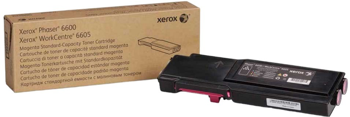 Toner Xerox Standart Capacity Print Cartridge Phaser 6600/WC6605 106R02246 Magenta - obraz 1