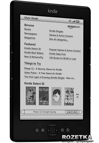 Amazon Kindle 5 Black with Special Offers – фото, отзывы ...