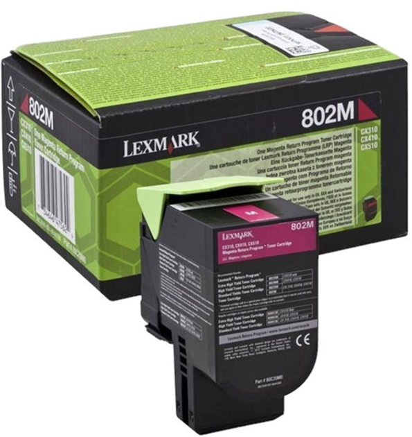 Toner Lexmark CX510 80C20M0 Magenta - obraz 1