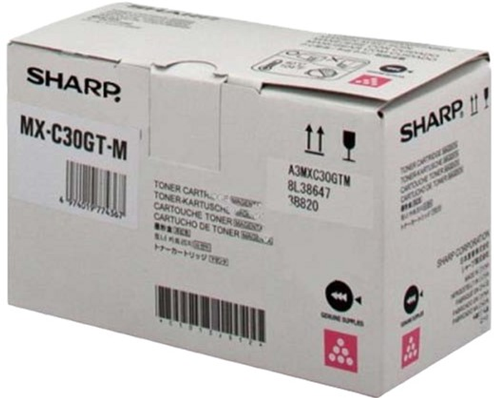 Toner Sharp MXC30GTM Magenta - obraz 1