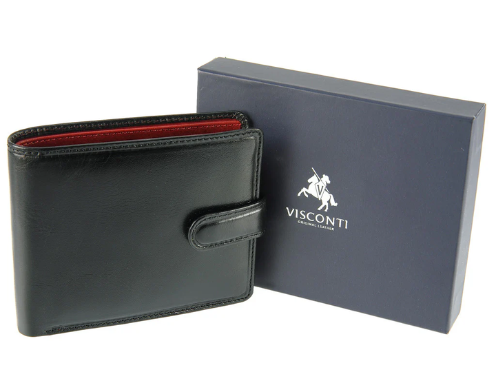 Кошелек мужской Visconti TR35 Atlantis c RFID (Black Red) - Фото 10 Кошелек мужской Visconti TR35 Atlantis c RFID (Black Red) - изображение 10