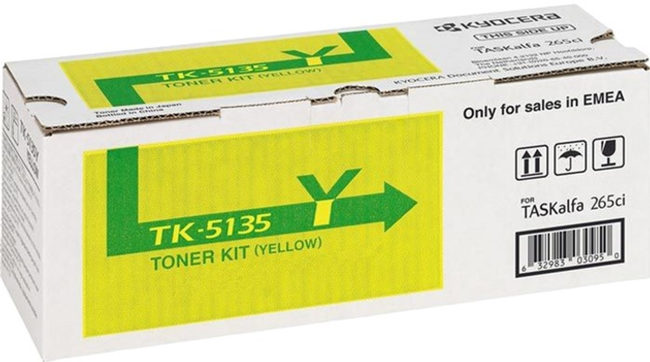 Тонер-картридж Kyocera TK-5135Y 1T02PAANL0 Yellow - зображення 1