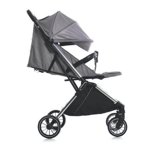 Коляска дитяча ME 1129 LINK Silver Striped - Фото 4 Коляска дитяча ME 1129 LINK Silver Striped - изображение 4