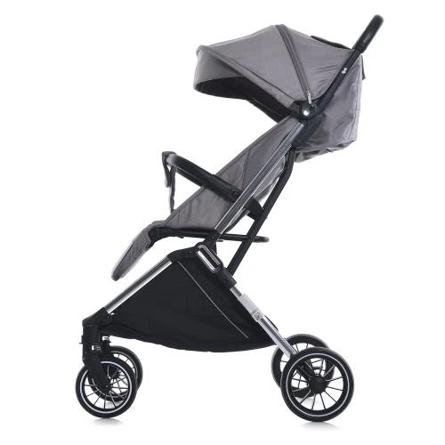 Коляска дитяча ME 1129 LINK Silver Striped - Фото 3 Коляска дитяча ME 1129 LINK Silver Striped - изображение 3