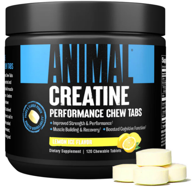 Креатин Universal Nutrition Creatine 120 жев. таблеток Лимон ...