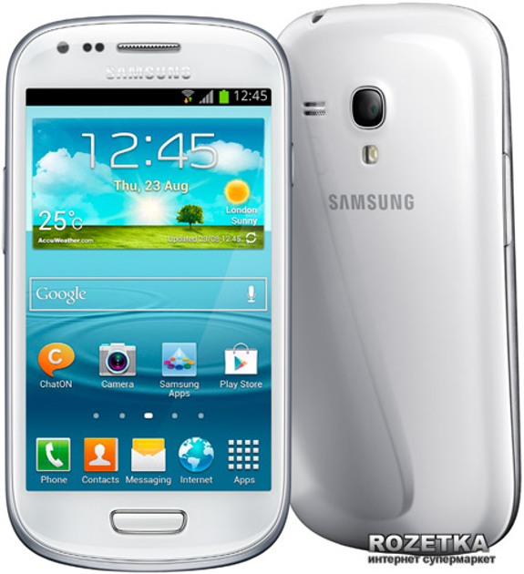 Мобильный телефон Samsung Galaxy S III mini I8190 Marble White – фото ...