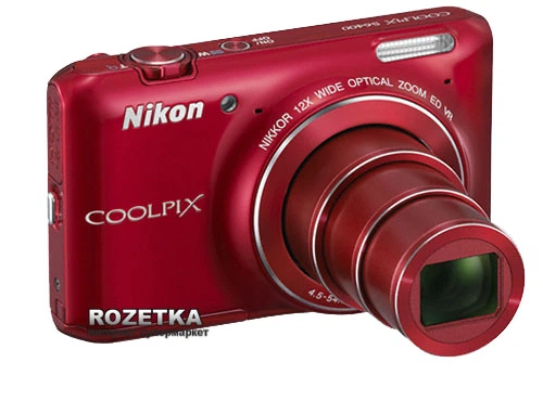 Nikon COOLPIX S6400 レッド デジタルカメラ Фотоаппарат Nikon Coolpix S6400 Red (VNA192E1) купить на ROZETKA