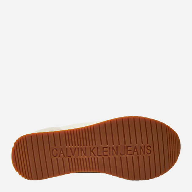 Buty sportowe męskie Calvin Klein Jeans YM0YM00553-0H8 45 Beżowe (8720109996036) - obraz 4