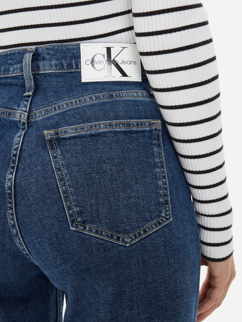 Jeansy mom fit damskie z wysokim stanem Calvin Klein Jeans J20J223660-1A4 31-28 Granatowe (8720639087792) - obraz 4