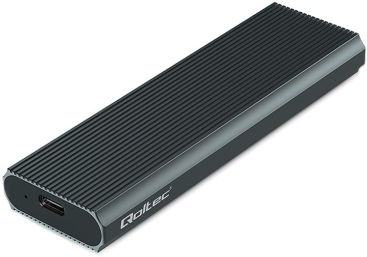 Зовнішня кишеня Qoltec M.2 SSD NVMe PCIe USB 3.1 4TB Black (5901878526300) - зображення 1