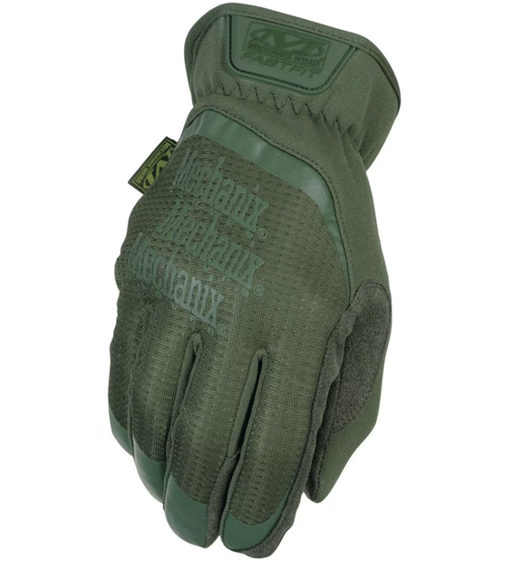 Тактические перчатки Mechanix Wear FastFit Olive Олива M - изображение 1