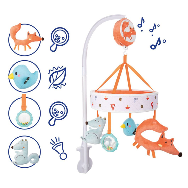 Карусель музична FOX Canpol babies 75/201 5901691880504 - Фото 2 Карусель музична FOX Canpol babies 75/201 5901691880504 - изображение 2